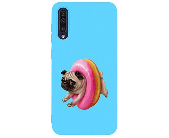 Купить Чехол-накладка TOTO Matt TPU 2mm Print Case Samsung Galaxy A30s/A50/A50s #34 Dog Donat Sky Blue, фото , характеристики, отзывы