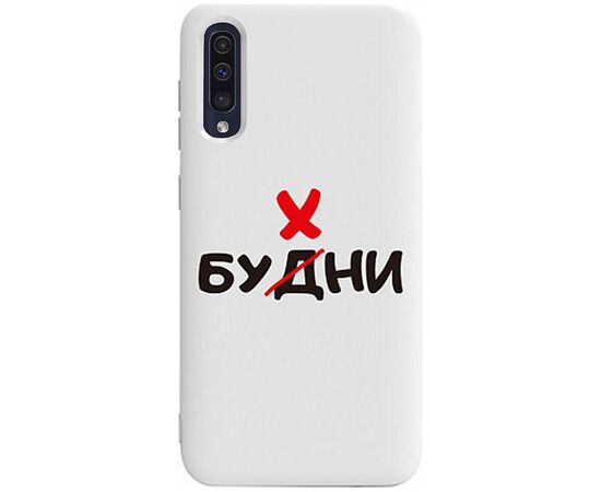 Придбати Чехол-накладка TOTO Pure TPU 2mm Print Case Samsung Galaxy A30s/A50/A50s #73 Buhni White, image , характеристики, відгуки