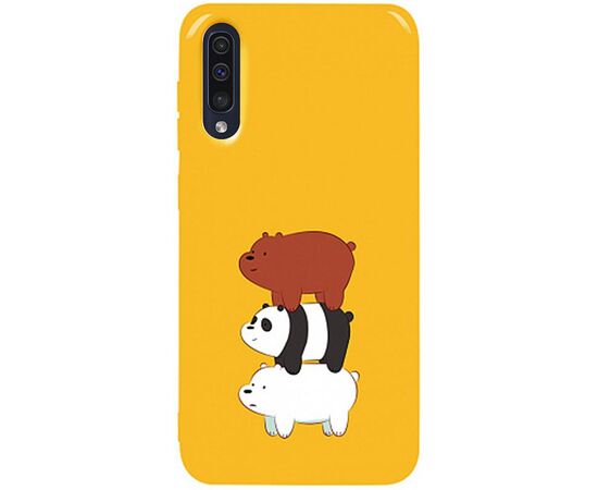 Придбати Чехол-накладка TOTO Pure TPU 2mm Print Case Samsung Galaxy A30s/A50/A50s #13 Bears Yellow, image , характеристики, відгуки