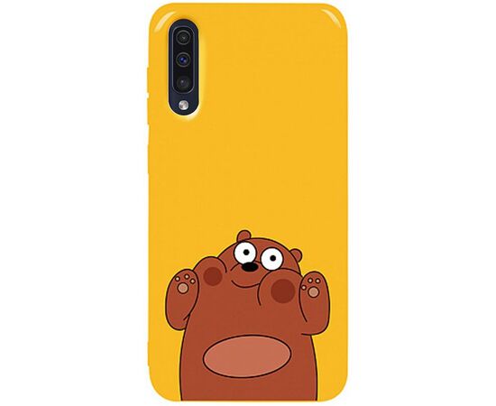 Придбати Чехол-накладка TOTO Pure TPU 2mm Print Case Samsung Galaxy A30s/A50/A50s #56 Bear Ups Yellow, image , характеристики, відгуки