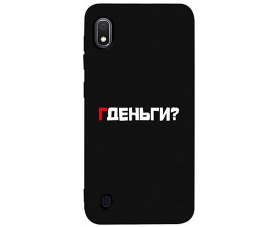 Придбати Чехол-накладка TOTO Matt TPU 2mm Print Case Samsung Galaxy A10 #61 Gdedengi Black, image , характеристики, відгуки