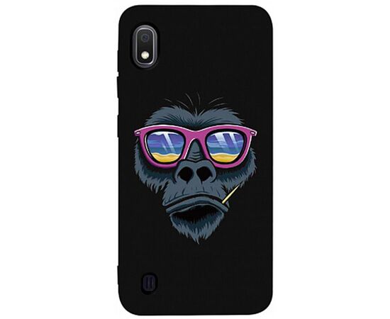 Придбати Чехол-накладка TOTO Matt TPU 2mm Print Case Samsung Galaxy A10 #67 Monkey Glass Black, image , характеристики, відгуки