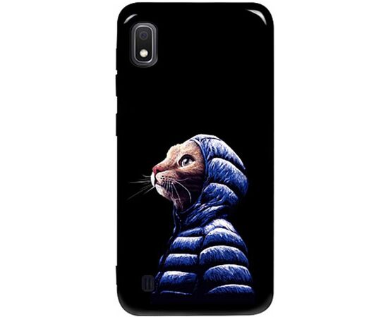 Придбати Чехол-накладка TOTO Pure TPU 2mm Print Case Samsung Galaxy A10 #76 Catcoat Black, image , характеристики, відгуки