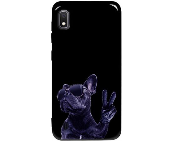 Придбати Чехол-накладка TOTO Pure TPU 2mm Print Case Samsung Galaxy A10 #80 Cooldog Black, image , характеристики, відгуки