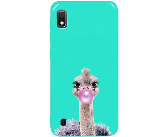 Придбати Чехол-накладка TOTO Pure TPU 2mm Print Case Samsung Galaxy A10 #38 Ostrich Gum Mint, image , характеристики, відгуки