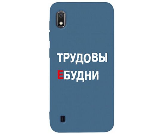 Придбати Чехол-накладка TOTO Matt TPU 2mm Print Case Samsung Galaxy A10 #78 Budni Navy Blue, image , характеристики, відгуки