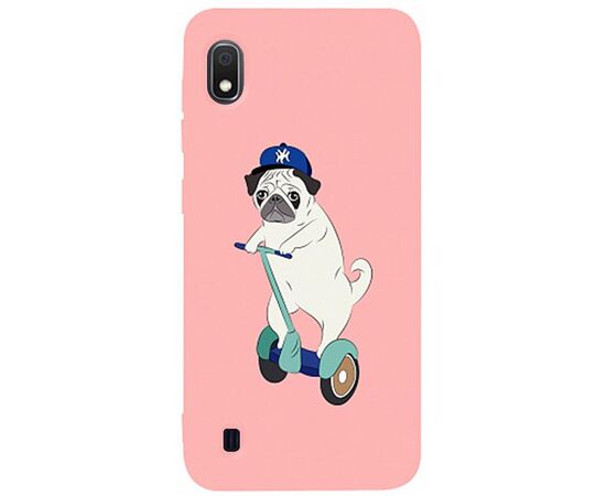 Купить Чехол-накладка TOTO Matt TPU 2mm Print Case Samsung Galaxy A10 #2 Dog Skate Pink, фото , характеристики, отзывы