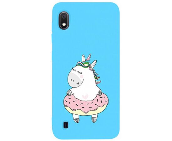 Придбати Чехол-накладка TOTO Matt TPU 2mm Print Case Samsung Galaxy A10 #3 Unicorn Donut Sky Blue, image , характеристики, відгуки