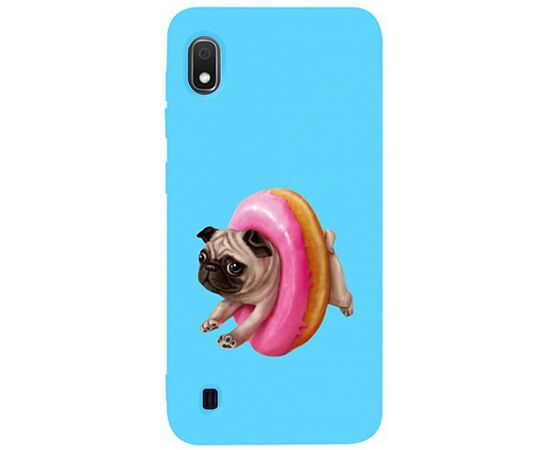 Придбати Чехол-накладка TOTO Matt TPU 2mm Print Case Samsung Galaxy A10 #34 Dog Donat Sky Blue, image , характеристики, відгуки