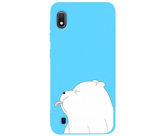 Придбати Чехол-накладка TOTO Matt TPU 2mm Print Case Samsung Galaxy A10 #57 Bear Tongue Sky Blue, image , характеристики, відгуки