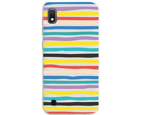 Придбати Чехол-накладка TOTO Pure TPU 2mm Print Case Samsung Galaxy A10 #19 Stroke White, image , характеристики, відгуки