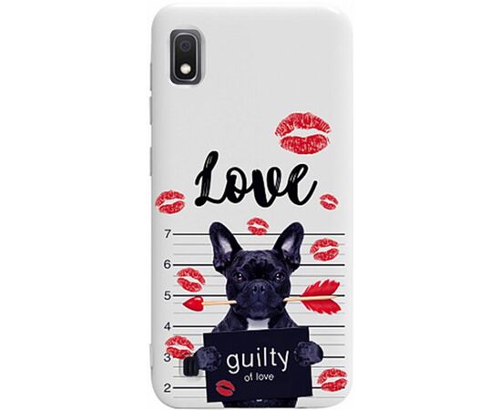 Купить Чехол-накладка TOTO Pure TPU 2mm Print Case Samsung Galaxy A10 #39 Dog Kiss White, фото , характеристики, отзывы