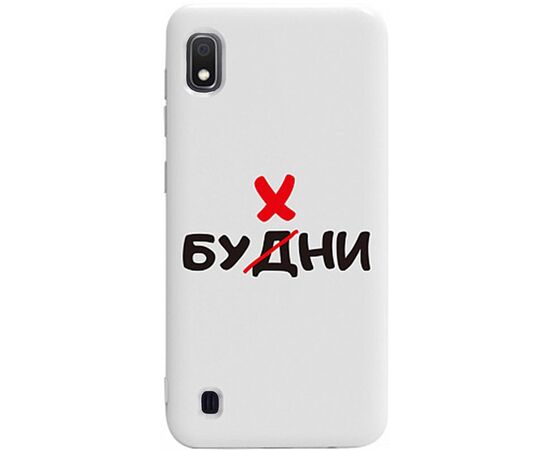 Придбати Чехол-накладка TOTO Pure TPU 2mm Print Case Samsung Galaxy A10 #73 Buhni White, image , характеристики, відгуки