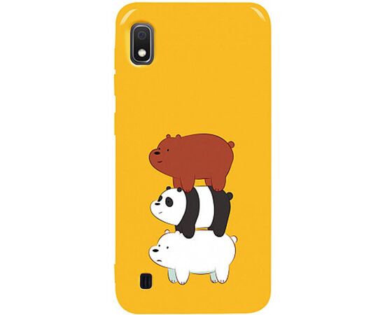 Придбати Чехол-накладка TOTO Pure TPU 2mm Print Case Samsung Galaxy A10 #13 Bears Yellow, image , характеристики, відгуки