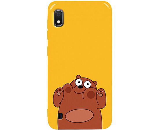 Придбати Чехол-накладка TOTO Pure TPU 2mm Print Case Samsung Galaxy A10 #56 Bear Ups Yellow, image , характеристики, відгуки