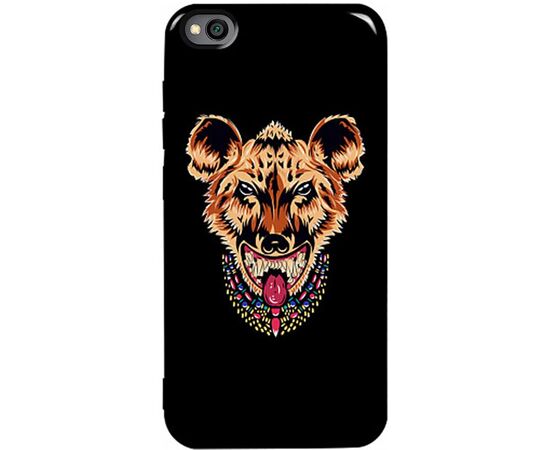 Придбати Чехол-накладка TOTO Pure TPU 2mm Print Case Xiaomi Redmi Go #26 Hyena Black, image , характеристики, відгуки