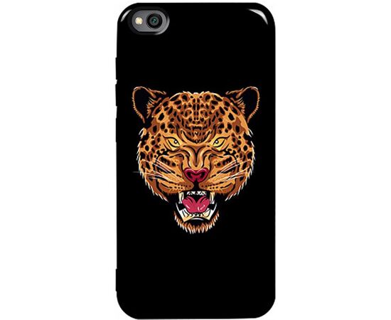 Придбати Чехол-накладка TOTO Pure TPU 2mm Print Case Xiaomi Redmi Go #27 Leopard Black, image , характеристики, відгуки