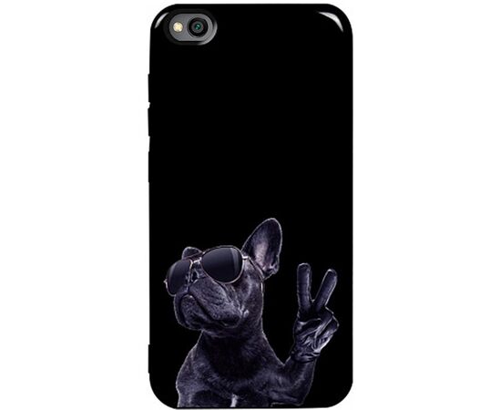 Придбати Чехол-накладка TOTO Pure TPU 2mm Print Case Xiaomi Redmi Go #80 Cooldog Black, image , характеристики, відгуки