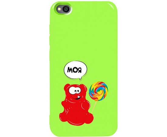 Придбати Чехол-накладка TOTO Pure TPU 2mm Print Case Xiaomi Redmi Go #14 Valera Candy Green, image , характеристики, відгуки