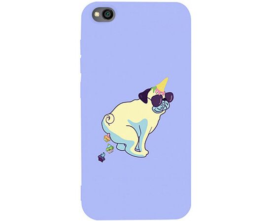 Купить Чехол-накладка TOTO Matt TPU 2mm Print Case Xiaomi Redmi Go #77 Kakedog Light Purple, фото , характеристики, отзывы