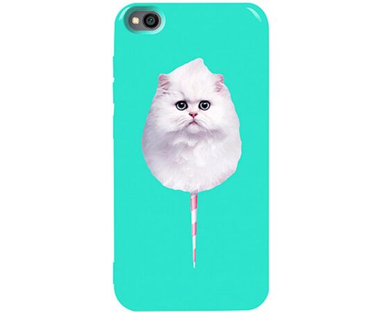 Придбати Чехол-накладка TOTO Pure TPU 2mm Print Case Xiaomi Redmi Go #9 Cat Candy Mint, image , характеристики, відгуки