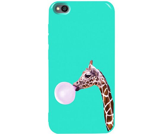 Придбати Чехол-накладка TOTO Pure TPU 2mm Print Case Xiaomi Redmi Go #37 Giraff Gum Mint, image , характеристики, відгуки