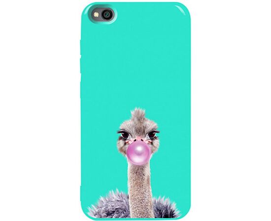 Придбати Чехол-накладка TOTO Pure TPU 2mm Print Case Xiaomi Redmi Go #38 Ostrich Gum Mint, image , характеристики, відгуки