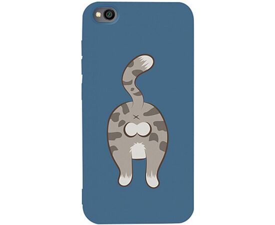 Придбати Чехол-накладка TOTO Matt TPU 2mm Print Case Xiaomi Redmi Go #62 Catzad Navy Blue, image , характеристики, відгуки