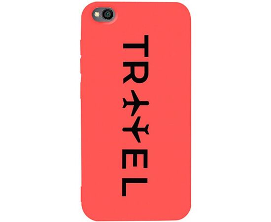 Придбати Чехол-накладка TOTO Matt TPU 2mm Print Case Xiaomi Redmi Go #45 Travel Orange, image , характеристики, відгуки