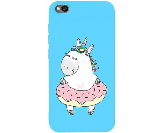 Придбати Чехол-накладка TOTO Matt TPU 2mm Print Case Xiaomi Redmi Go #3 Unicorn Donut Sky Blue, image , характеристики, відгуки