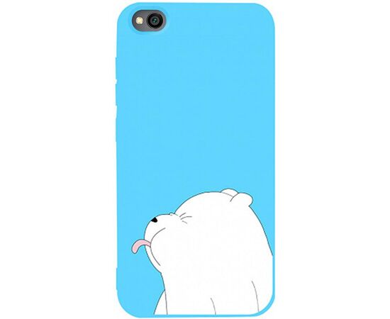 Придбати Чехол-накладка TOTO Matt TPU 2mm Print Case Xiaomi Redmi Go #57 Bear Tongue Sky Blue, image , характеристики, відгуки