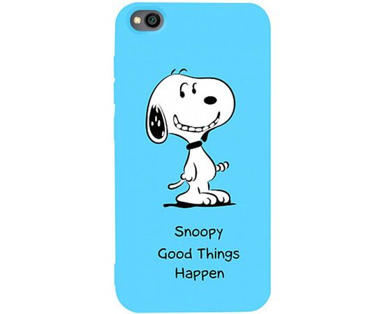 Придбати Чехол-накладка TOTO Matt TPU 2mm Print Case Xiaomi Redmi Go #64 Snoopy Sky Blue, image , характеристики, відгуки