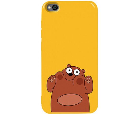 Придбати Чехол-накладка TOTO Pure TPU 2mm Print Case Xiaomi Redmi Go #56 Bear Ups Yellow, image , характеристики, відгуки