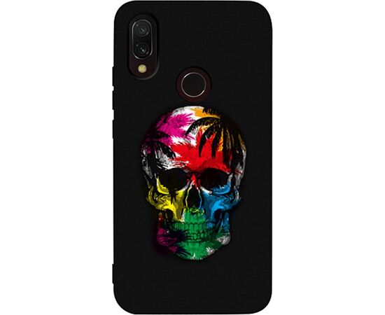 Придбати Чехол-накладка TOTO Matt TPU 2mm Print Case Xiaomi Redmi 7 #29 Skull Black, image , характеристики, відгуки