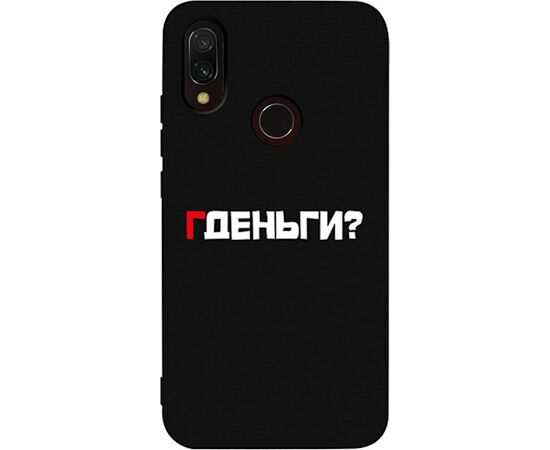 Придбати Чехол-накладка TOTO Matt TPU 2mm Print Case Xiaomi Redmi 7 #61 Gdedengi Black, image , характеристики, відгуки