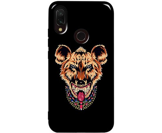 Придбати Чехол-накладка TOTO Pure TPU 2mm Print Case Xiaomi Redmi 7 #26 Hyena Black, image , характеристики, відгуки