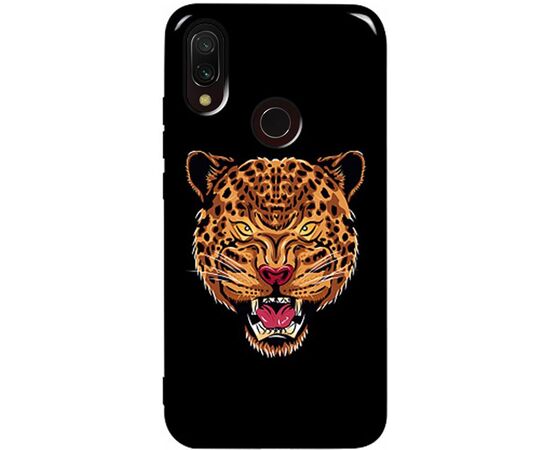 Придбати Чехол-накладка TOTO Pure TPU 2mm Print Case Xiaomi Redmi 7 #27 Leopard Black, image , характеристики, відгуки