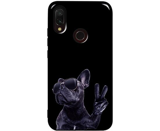 Купить Чехол-накладка TOTO Pure TPU 2mm Print Case Xiaomi Redmi 7 #80 Cooldog Black, фото , характеристики, отзывы