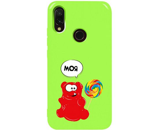 Придбати Чехол-накладка TOTO Pure TPU 2mm Print Case Xiaomi Redmi 7 #14 Valera Candy Green, image , характеристики, відгуки