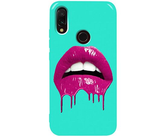 Придбати Чехол-накладка TOTO Pure TPU 2mm Print Case Xiaomi Redmi 7 #32 Lips Mint, image , характеристики, відгуки