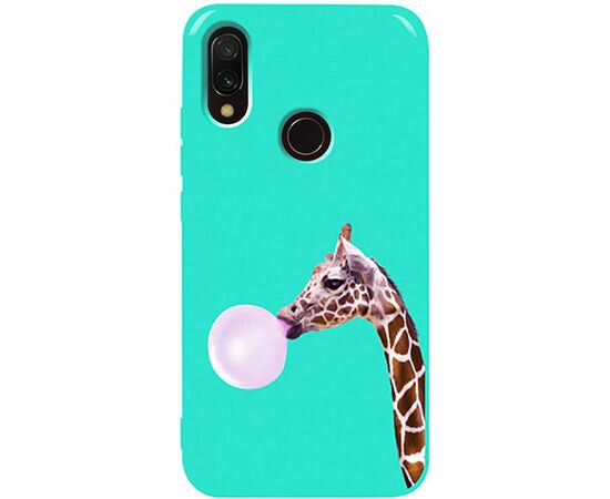 Придбати Чехол-накладка TOTO Pure TPU 2mm Print Case Xiaomi Redmi 7 #37 Giraff Gum Mint, image , характеристики, відгуки