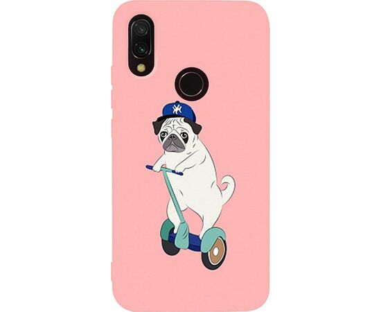 Купить Чехол-накладка TOTO Matt TPU 2mm Print Case Xiaomi Redmi 7 #2 Dog Skate Pink, фото , характеристики, отзывы