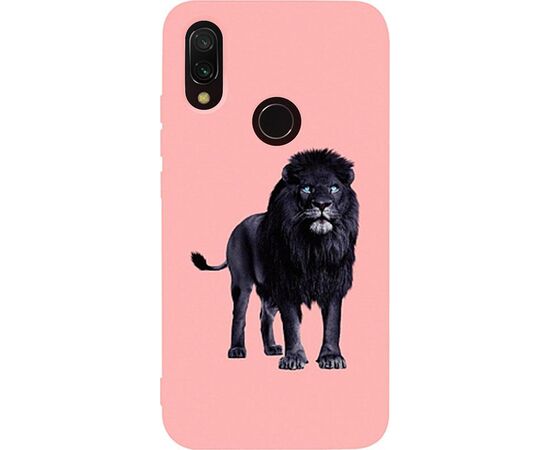 Придбати Чехол-накладка TOTO Matt TPU 2mm Print Case Xiaomi Redmi 7 #36 Blacklion Pink, image , характеристики, відгуки