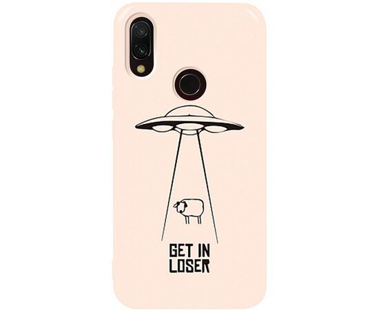 Придбати Чехол-накладка TOTO Pure TPU 2mm Print Case Xiaomi Redmi 7 #70 Get Loser Sand pink, image , характеристики, відгуки