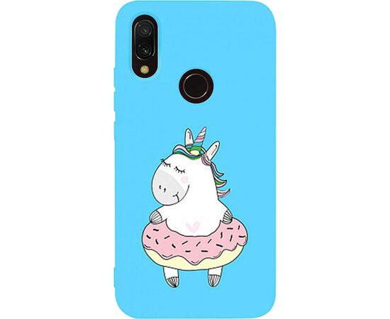 Придбати Чехол-накладка TOTO Matt TPU 2mm Print Case Xiaomi Redmi 7 #3 Unicorn Donut Sky Blue, image , характеристики, відгуки