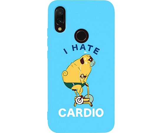 Придбати Чехол-накладка TOTO Matt TPU 2mm Print Case Xiaomi Redmi 7 #5 Hate Cardio Sky Blue, image , характеристики, відгуки