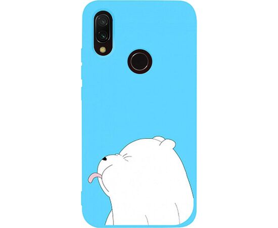 Купить Чехол-накладка TOTO Matt TPU 2mm Print Case Xiaomi Redmi 7 #57 Bear Tongue Sky Blue, фото , характеристики, отзывы