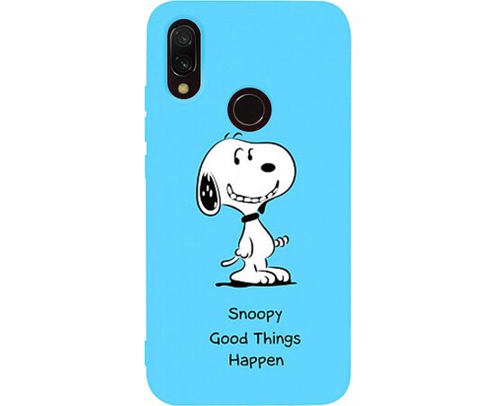 Придбати Чехол-накладка TOTO Matt TPU 2mm Print Case Xiaomi Redmi 7 #64 Snoopy Sky Blue, image , характеристики, відгуки