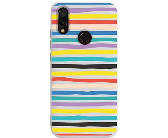 Придбати Чехол-накладка TOTO Pure TPU 2mm Print Case Xiaomi Redmi 7 #19 Stroke White, image , характеристики, відгуки