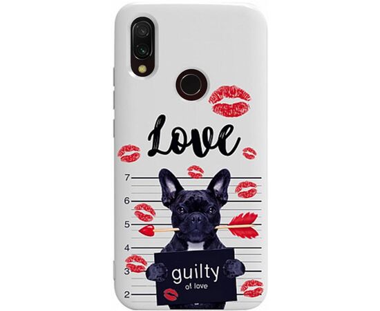 Придбати Чехол-накладка TOTO Pure TPU 2mm Print Case Xiaomi Redmi 7 #39 Dog Kiss White, image , характеристики, відгуки